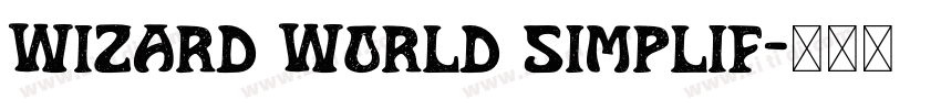 Wizard World Simplif字体转换